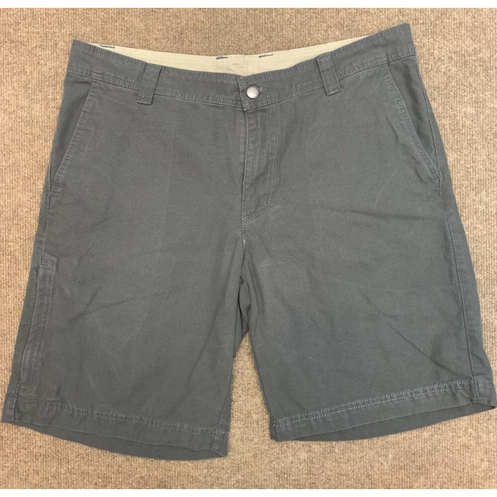 Columbia Shorts Mens 36 Cargo Flat Front Chino Hiking Camp Trail Cotton Canvas